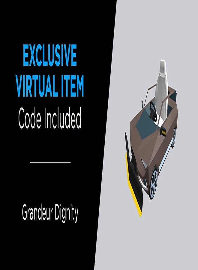 روبلوكس مجموعة ألعاب روبلوكس - سيارة محطمة السيارات 2: سيارة جرانديور ديجنيتي المميزة [تتضمن عنصرًا افتراضيًا حصريًا] - Image 4